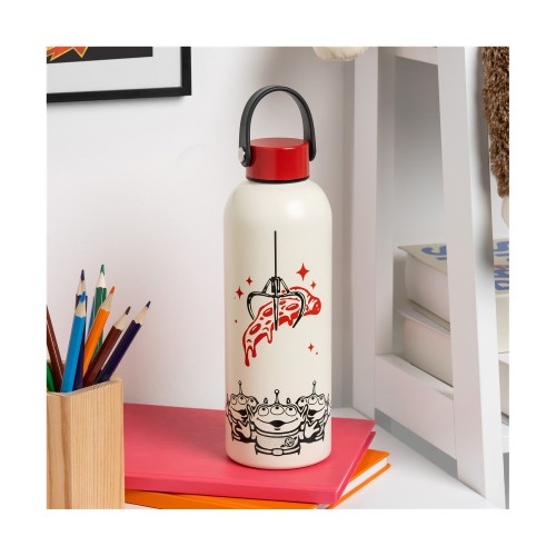 Paladone Disney: Toy Story - Pizza Planet Metal Water Bottle with Carry Loop (PP15880TS)