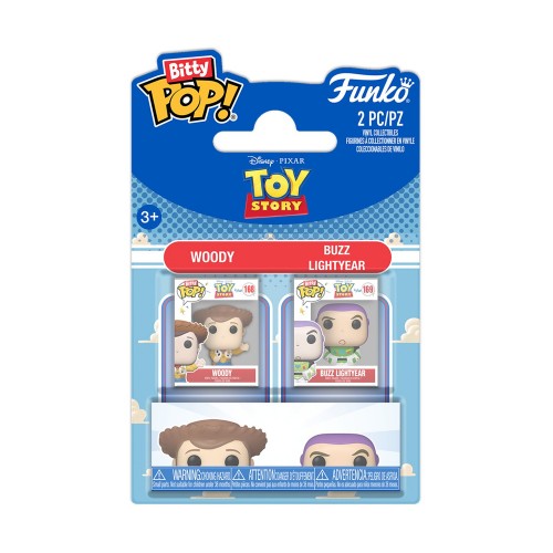 Funko Bitty Pop! 2-pack: Toy Story - Woody &amp Buzz Lightyear Vinyl Figures