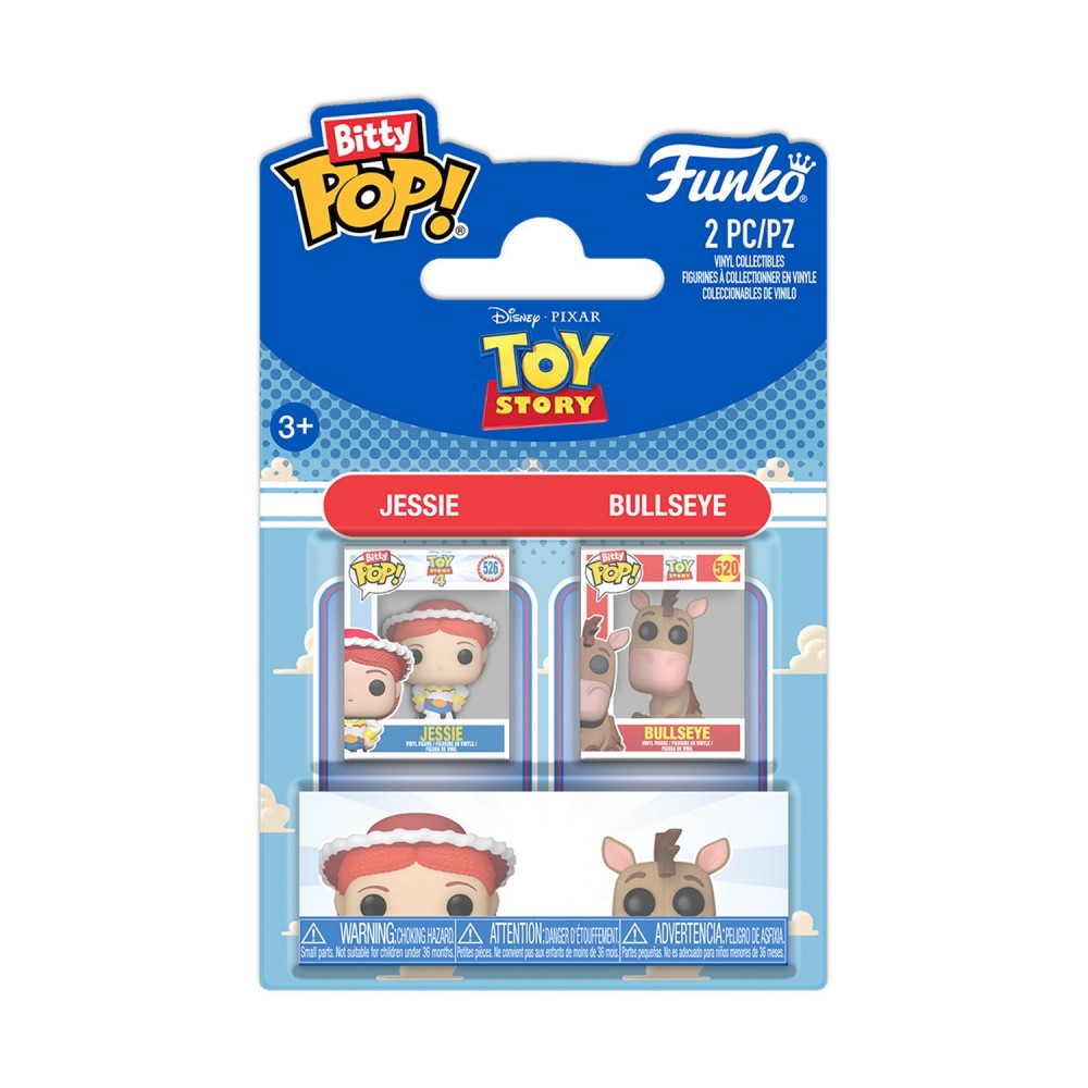 Funko Bitty Pop! 2-pack: Toy Story - Jessie &amp Bullseye Vinyl Figures