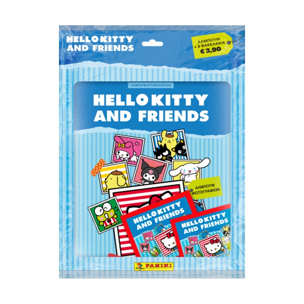 Panini Hello Kitty &amp Friends: Starter Pack (Sticker Album plus 2 packs)