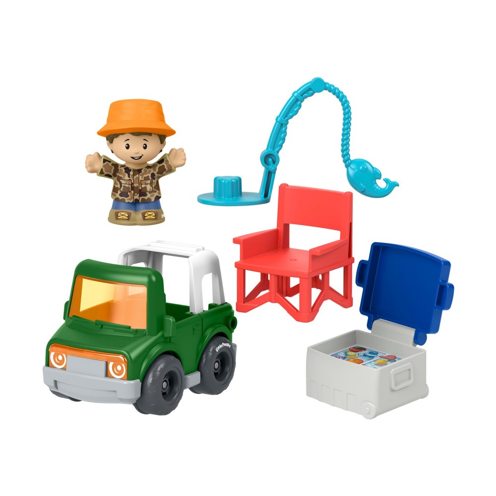 Fisher-Price Little People: Vehicles with Figure &amp Accessories Fishin (JMT86)