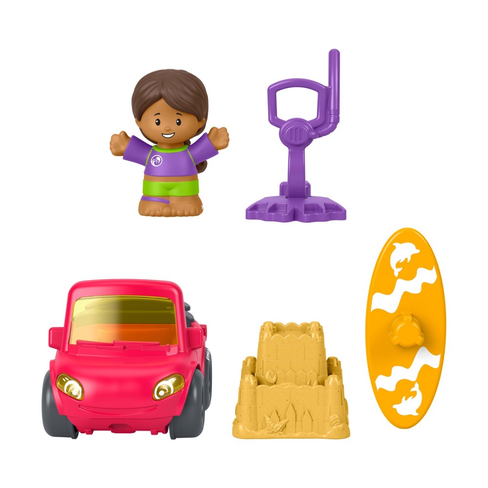 Fisher-Price Little People: Vehicles with Figure &amp Accessories Beach (JMT85)