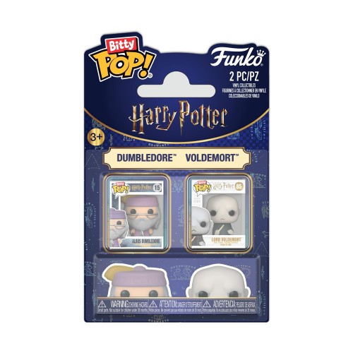 Funko Bitty Pop! 2-Pack: Harry Potter - Dumbledore &amp Voldemort Vinyl Figures