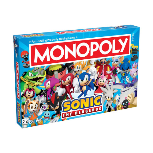 Winning Moves: Monopoly - Sonic Board Game (WM04624-EN1)
