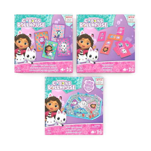 Spin Master Gabbys Dollhouse: 3Pack Games Bundle (6066779)