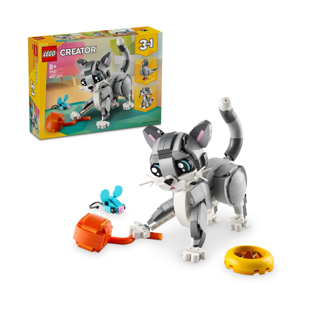 LEGO® Creator Playful Cat για 8+ Ετών 407τμχ 31163