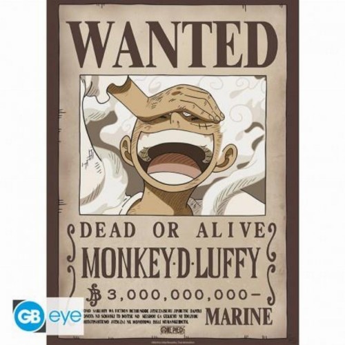 Abysse: One Piece - Wanted Luffy Wano Chibi Poster (52X38) (GBYDCO622)