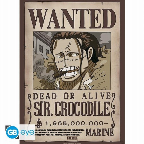 Abysse: One Piece - Wanted Crocodile Wano Chibi Poster (52X38) (GBYDCO640)