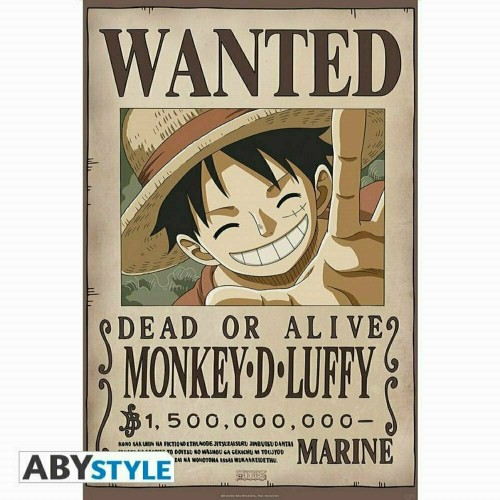 Abysse: One Piece - Wanted Luffy New 2 Maxi Poster (91.5X61) (ABYDCO583)