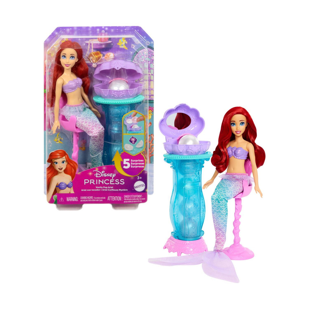 Mattel Disney Princess: Άριελ Με Κοχύλι Έκπληξη (JBF86)