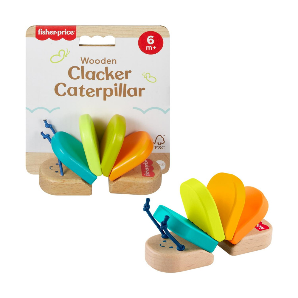 Fisher:Price® Ξύλινη Κάμπια (JCY39)