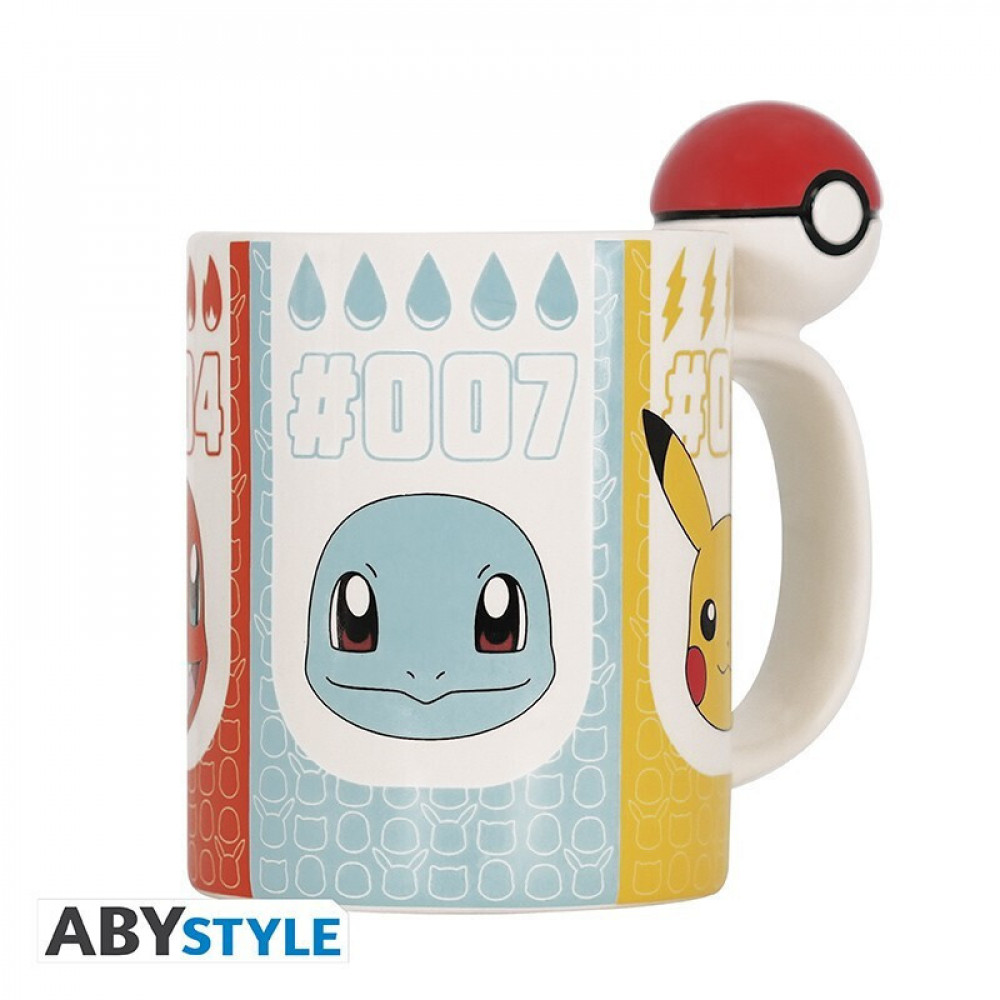 Abysse Pokemon - Pokéball 3D Handle Mug (ABYMUGA368)
