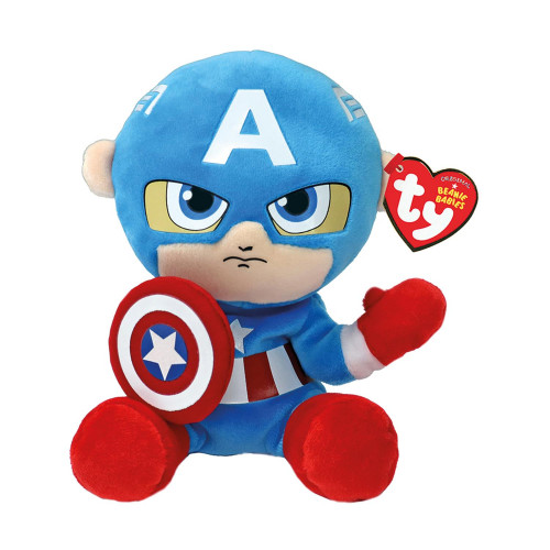 AS Χνουδωτό: Beanie Babies - Captain America 15εκ (1607-44002)