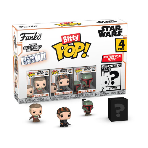 Funko Bitty Pop! 4-Pack Star Wars: The Mandalorian - Cobb Vanth Vinyl Figures