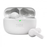 JBL® Wave Beam In-ear Bluetooth Handsfree Ακουστικά με Θήκη Φόρτισης Λευκά