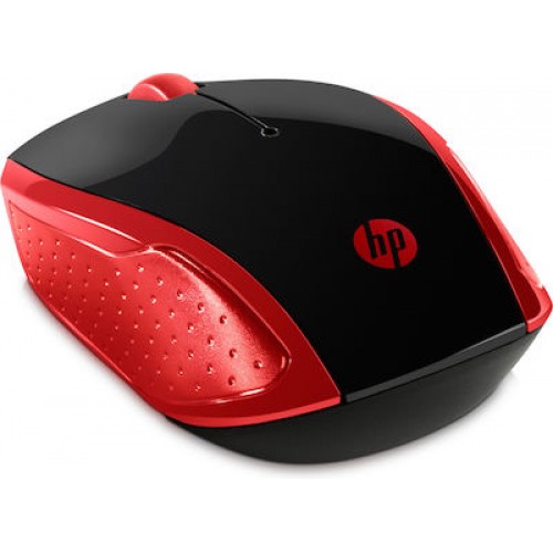 HP 200 Wireless Black Red