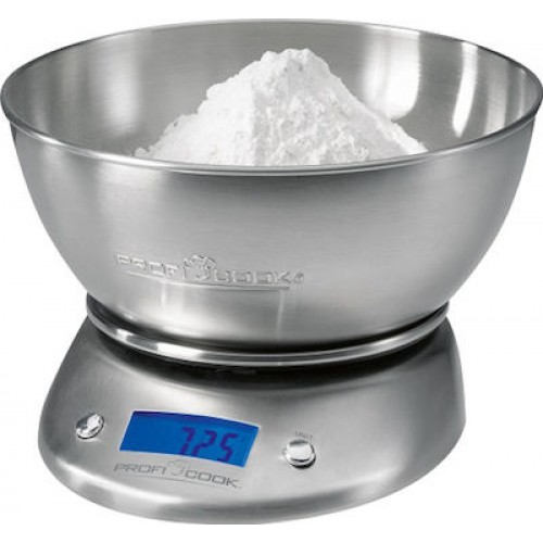 Profi Cook PC-KW 1040 Ψηφιακή Ζυγαριά Κουζίνας 1gr/5kg Inox