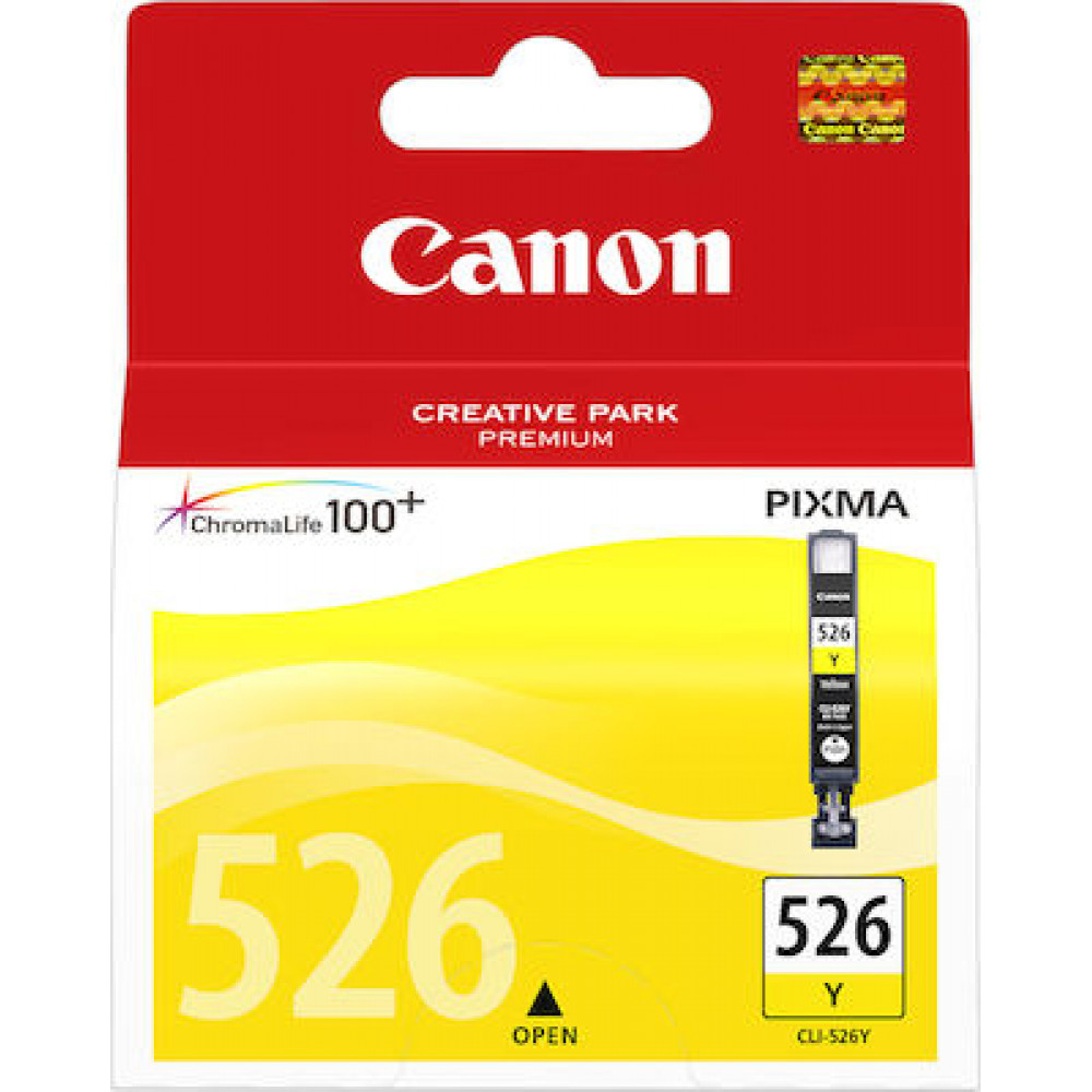 Canon CLI-526 Μελάνι Εκτυπωτή InkJet Κίτρινο (4543B001)