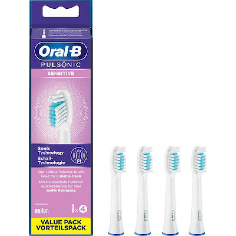 Braun Oral-B Toothbrush heads Pulsonic Sensitive 4 pcs.