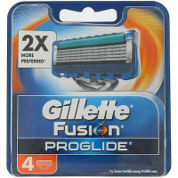 Gillette Fusion Proglide Ανταλλακτικές Κεφαλές με 5 Λεπίδες και Λιπαντική Ταινία 4τμχ
