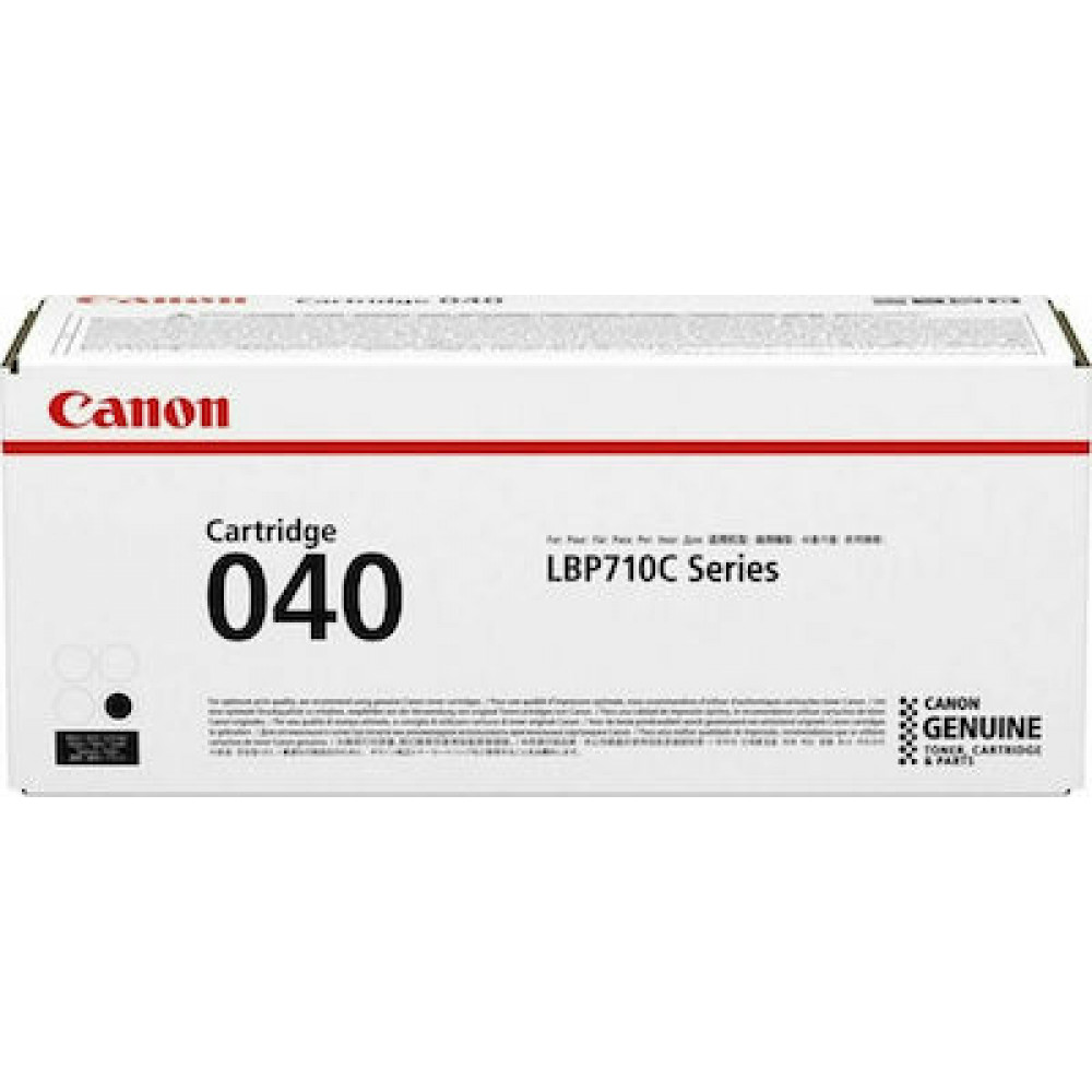 Canon 040 Toner Laser Εκτυπωτή Μαύρο 6300 Σελίδων (0460C001)
