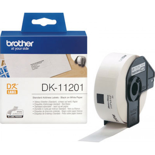 Brother Address labels white 29 x 90 mm 400 pcs. DK-11201