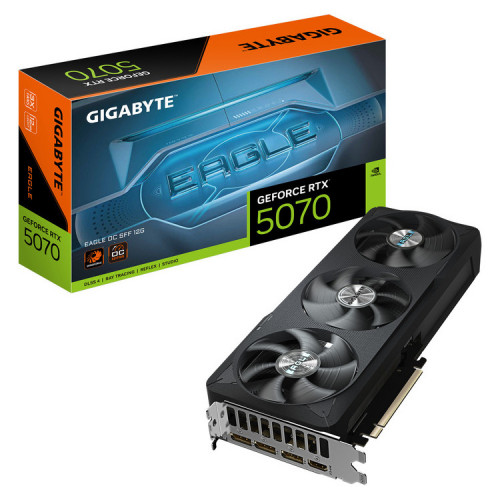 Gigabyte GeForce RTX 5070 12GB GDDR7 EAGLE OC SFF 12G Κάρτα Γραφικών GV-N5070EAGLE OC-12GD