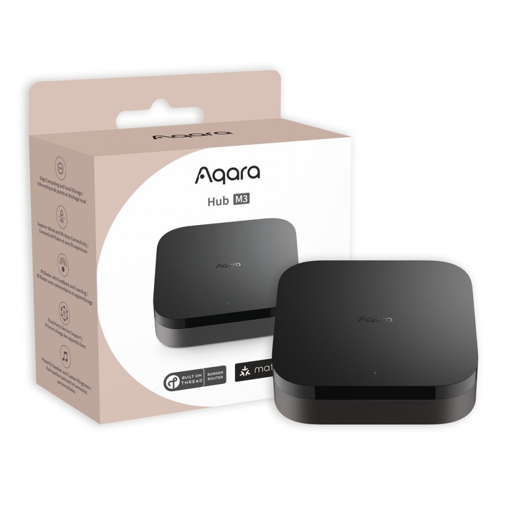 Aqara M3 Smart Gateway Wi-Fi / Bluetooth / Zigbee / IR / Thread Συμβατό με Google Home, Apple HomeKit, Alexa, IFTTT & Matter