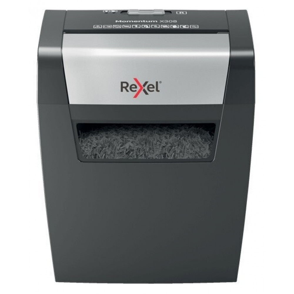 Rexel Καταστροφέας Εγγράφων 8 Φύλλων με Κάδο 15lt 2104570EU