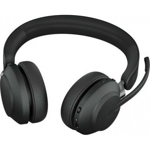 Jabra Evolve2 65 VOIP Headset Link380a UC Stereo Desk Stand Black (26599-989-989)