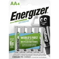 Energizer Extreme Επαναφορτιζόμενες Μπαταρίες AA Ni-MH 2300mAh 1.2V 4τμχ