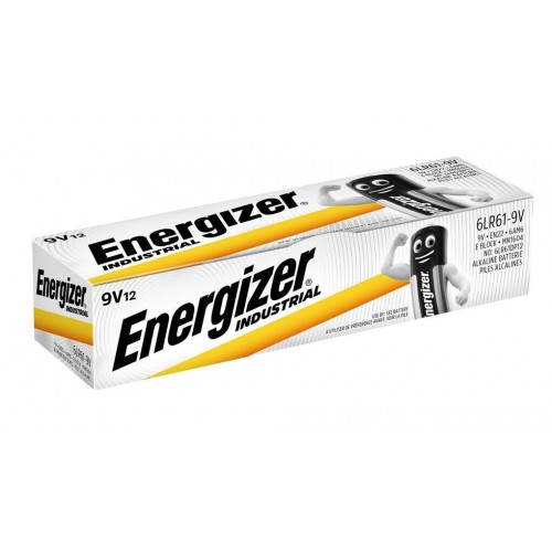 Energizer Industrial Αλκαλικές Μπαταρίες 9V 12τμχ 638592