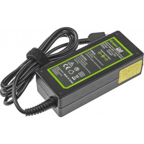 Green Cell Φορτιστής Laptop 65W 20V 3.25A για Lenovo με Αποσπώμενο Καλώδιο Τροφοδοσίας (AD38AP)