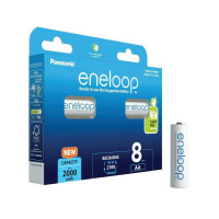 Panasonic Eneloop Επαναφορτιζόμενες Μπαταρίες AA Ni-MH 2000mAh 8τμχ