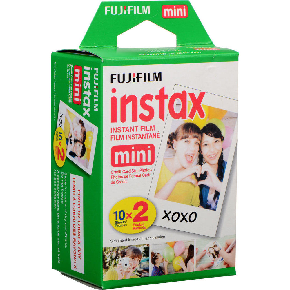 Fujifilm Color Instax Mini Instant Φιλμ (10 Exposures) White