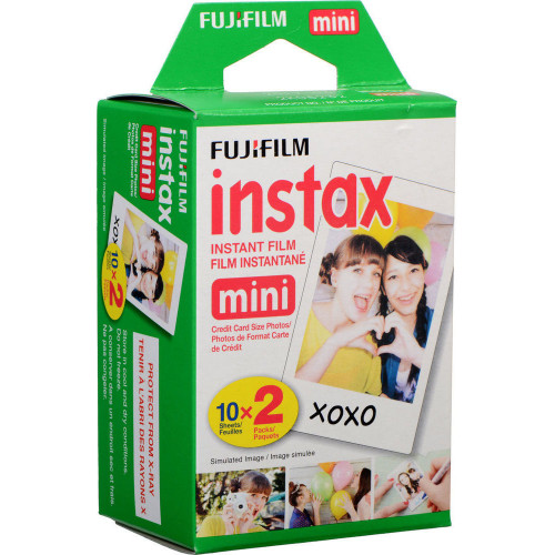 Fujifilm Color Instax Mini Instant Φιλμ (10 Exposures) White