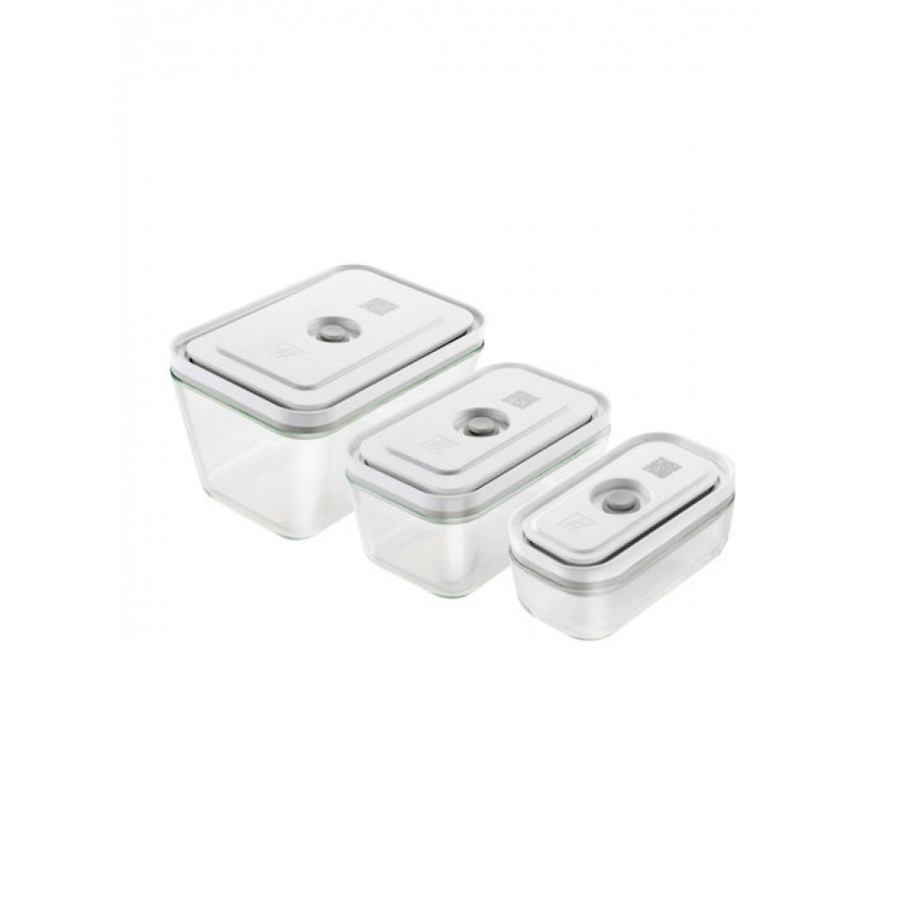 Zwilling J.A. Henckels Δοχείο Φαγητού Γυάλινο Λευκό 36803-003 3τμχ