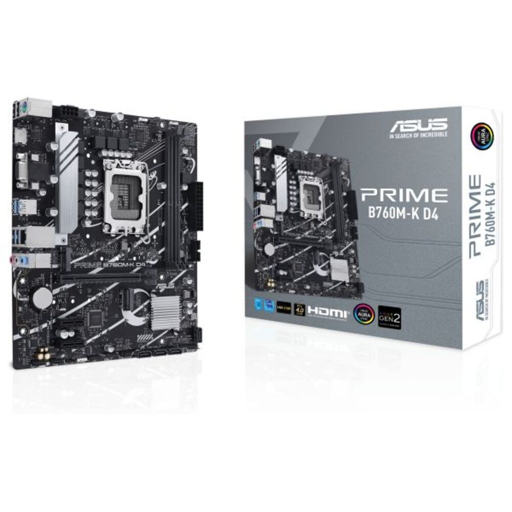 Płyta główna PRIME B760M-K D4 s1700 DDR4 HDMI mATX 