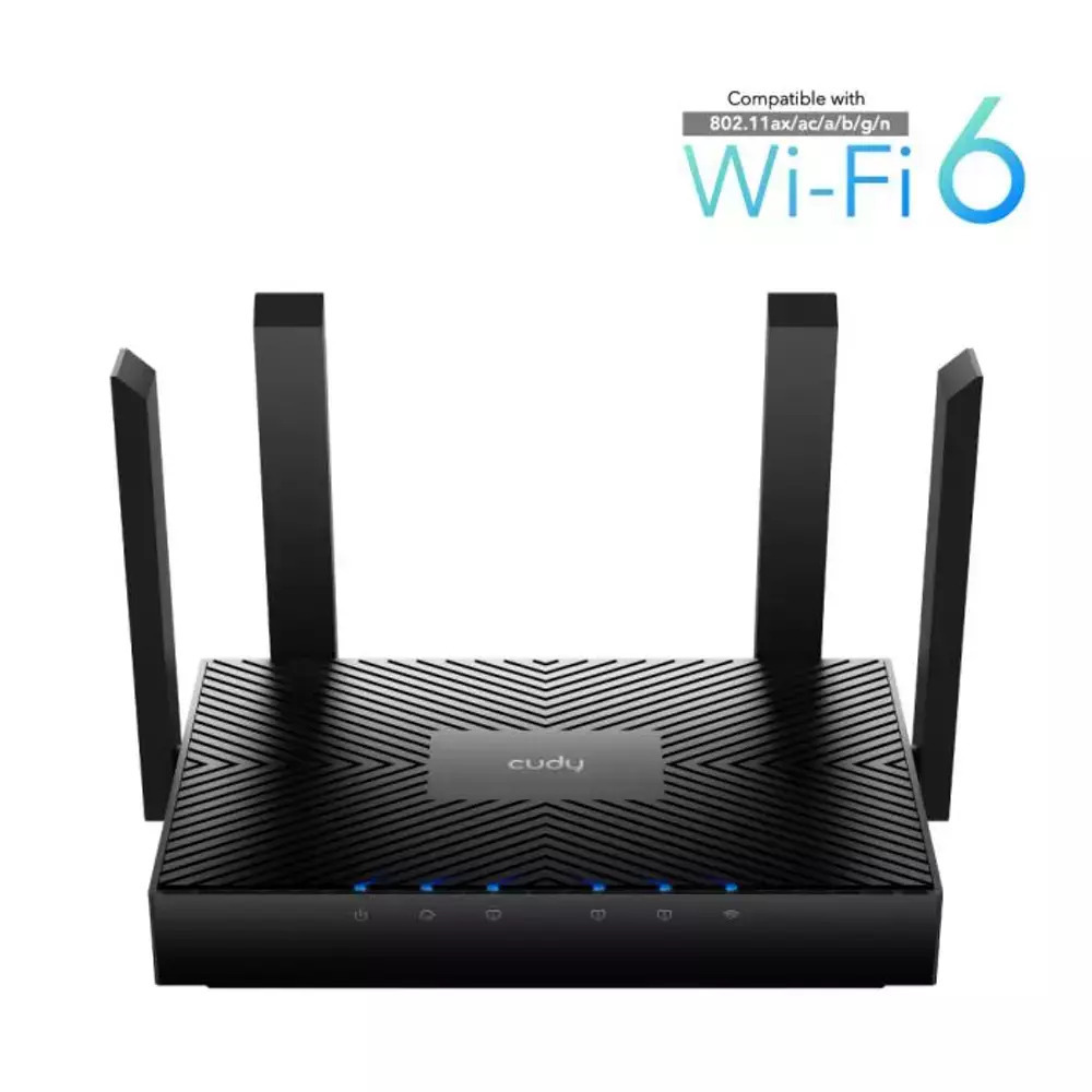 Cudy WR3000 v1 Ασύρματο Router Wi‑Fi 6 με 4 Θύρες Gigabit Ethernet