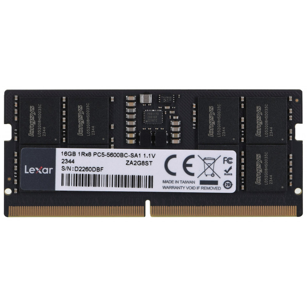 Pamięć do notebooka DDR5 SODIMM 24GB/5600 CL46 (16Gbit)