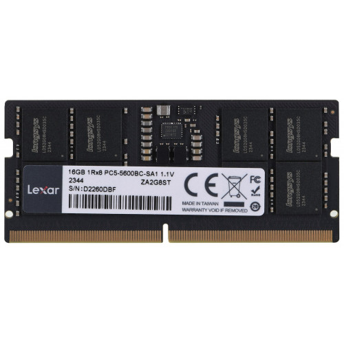 Pamięć do notebooka DDR5 SODIMM 24GB/5600 CL46 (16Gbit)