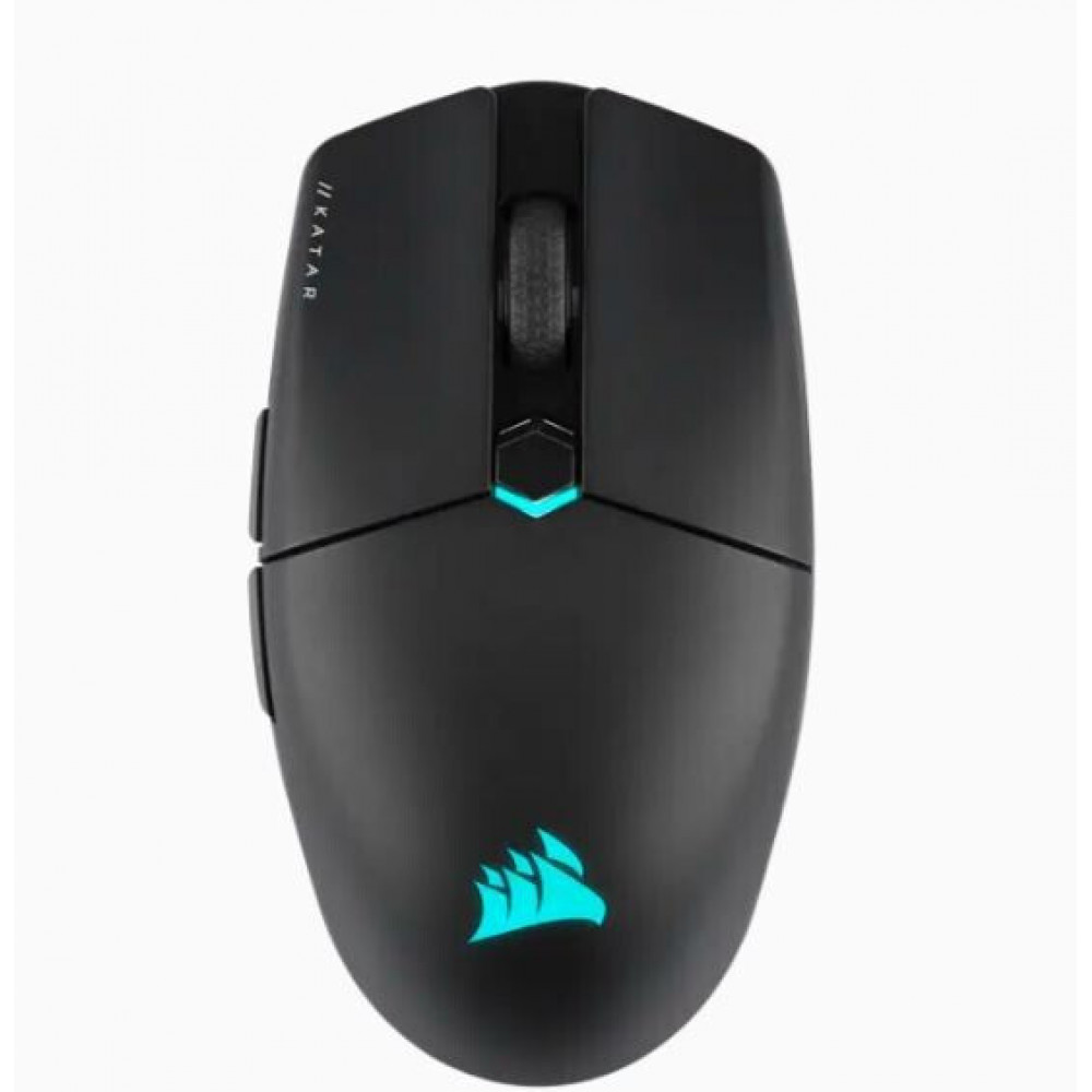 Corsair Katar Elite Ασύρματο RGB Gaming Ποντίκι 26000 DPI Μαύρο