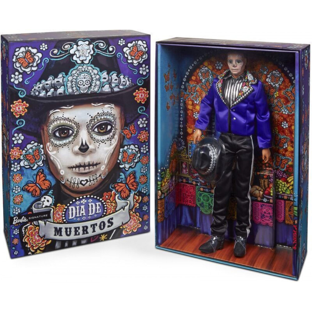 Lalka collectible Barbie Signature Ken Dia De Muertos 2023