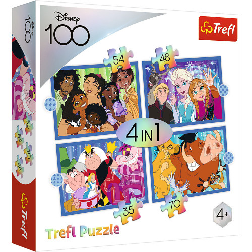 Puzzle 4w1 Disney Stitch