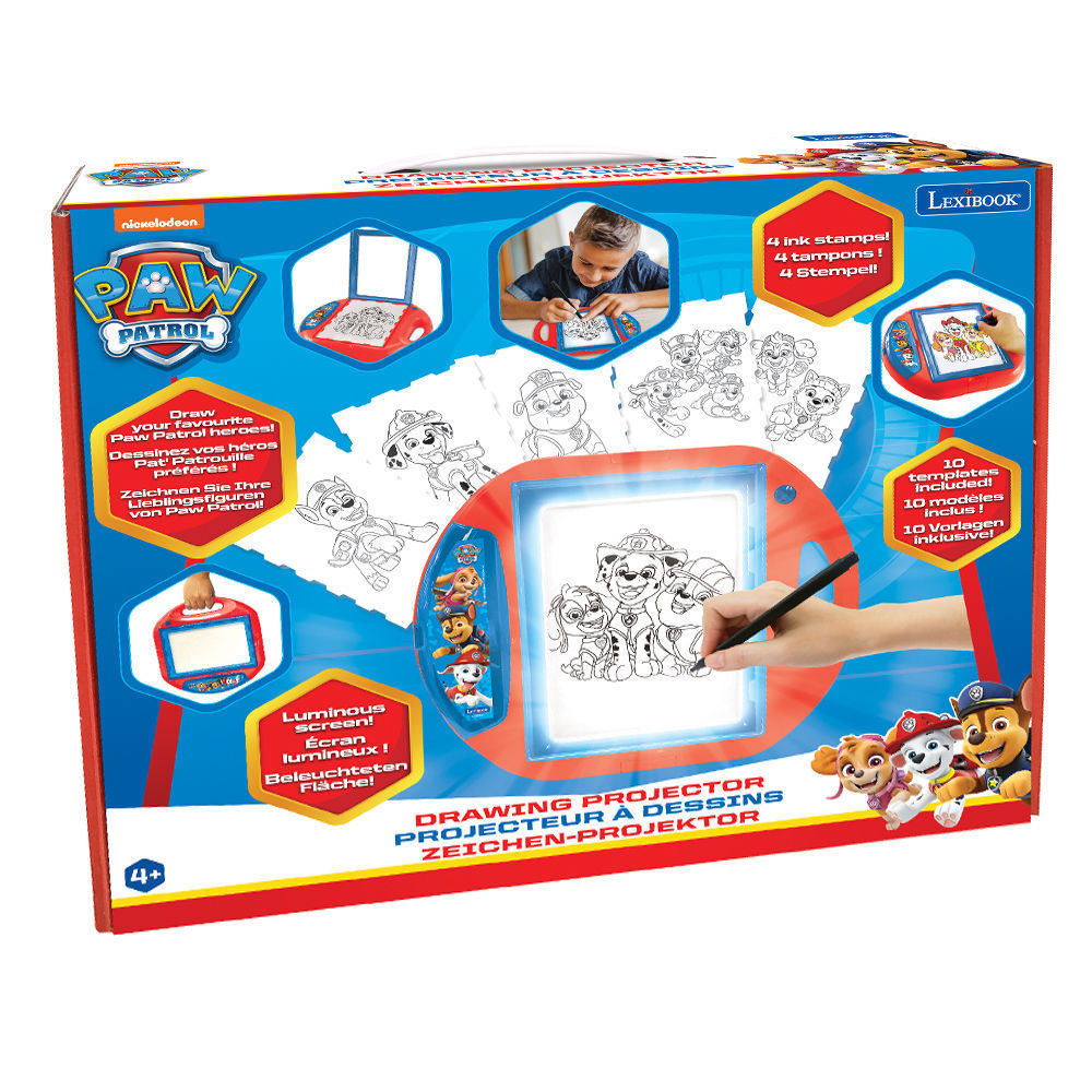LEXIBOOK PAW PATROL ΠΡΟΤΖΕΚΤΟΡΑΣ ΖΩΓΡΑΦΙΚΗΣ ΜΕ ΣΧΕΔΙΑ ΚΑΙ ΣΦΡΑΓΙΔΕΣ