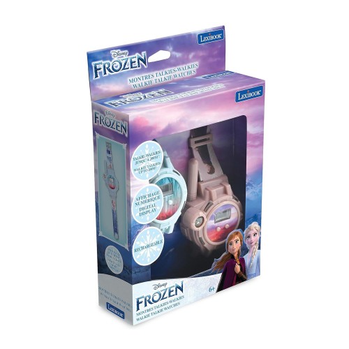 LEXIBOOK ΨΗΦΙΑΚΑ ΡΟΛΟΓΙΑ FROZEN ΜΕ WALKIE TALKIES 200M