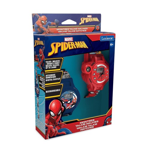 LEXIBOOK ΨΗΦΙΑΚΑ ΡΟΛΟΓΙΑ SPIDERMAN ΜΕ WALKIE TALKIES 200M