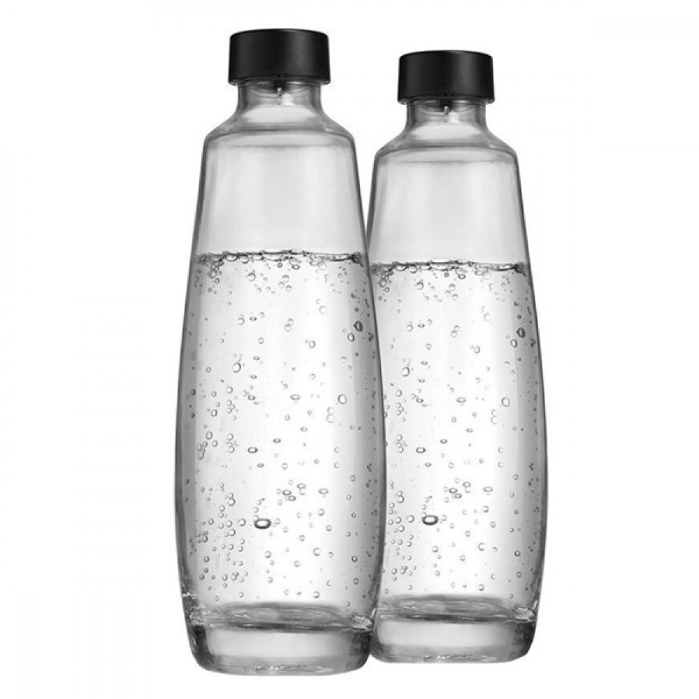 Sodastream Glasflasche DUO 1L 2er-Pack