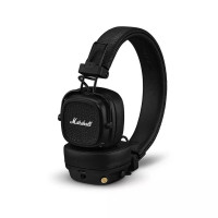 Marshall Major V Ασύρματα / Ενσύρματα On Ear Ακουστικά με 100 ώρες Λειτουργίας και Quick Charge Μαύρα 1006832