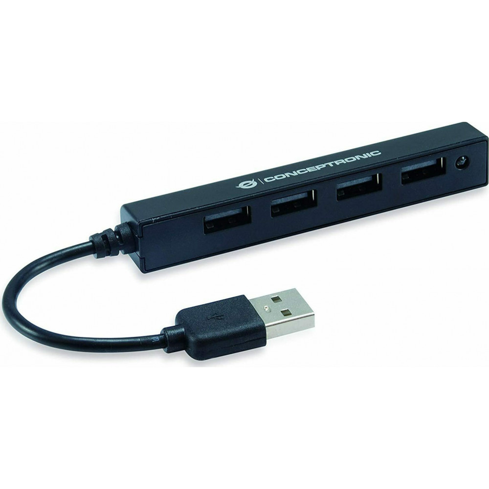 Conceptronic HUBBIES HUBBIES05B - Hub - 4 x USB 2.0
